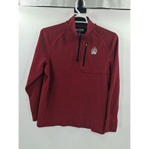 Alaskan Hardgear Mens Medium Standard Fit Quarter Zip‎ Pullover Sweater